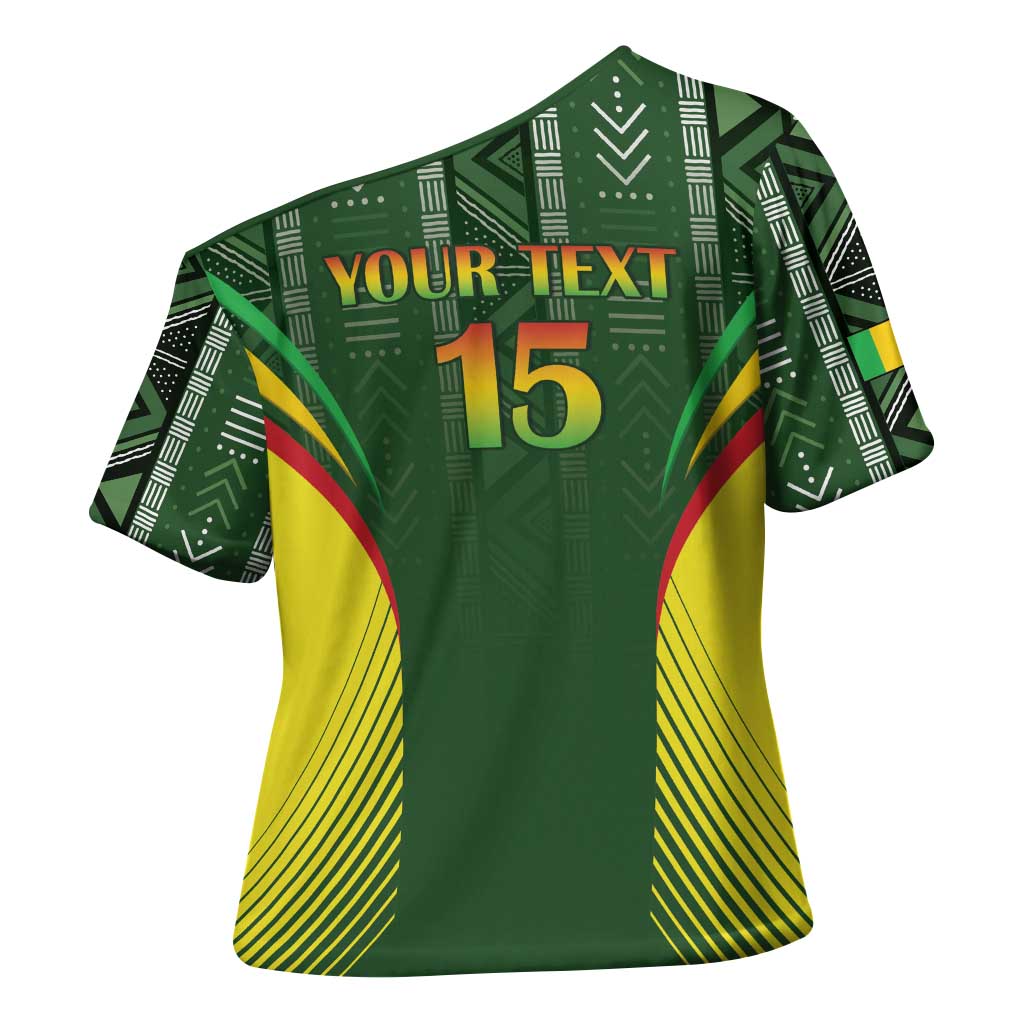 Custom Mali Football Cross Shoulder Shirt Go Champions Les Aigles - Wonder Print Shop