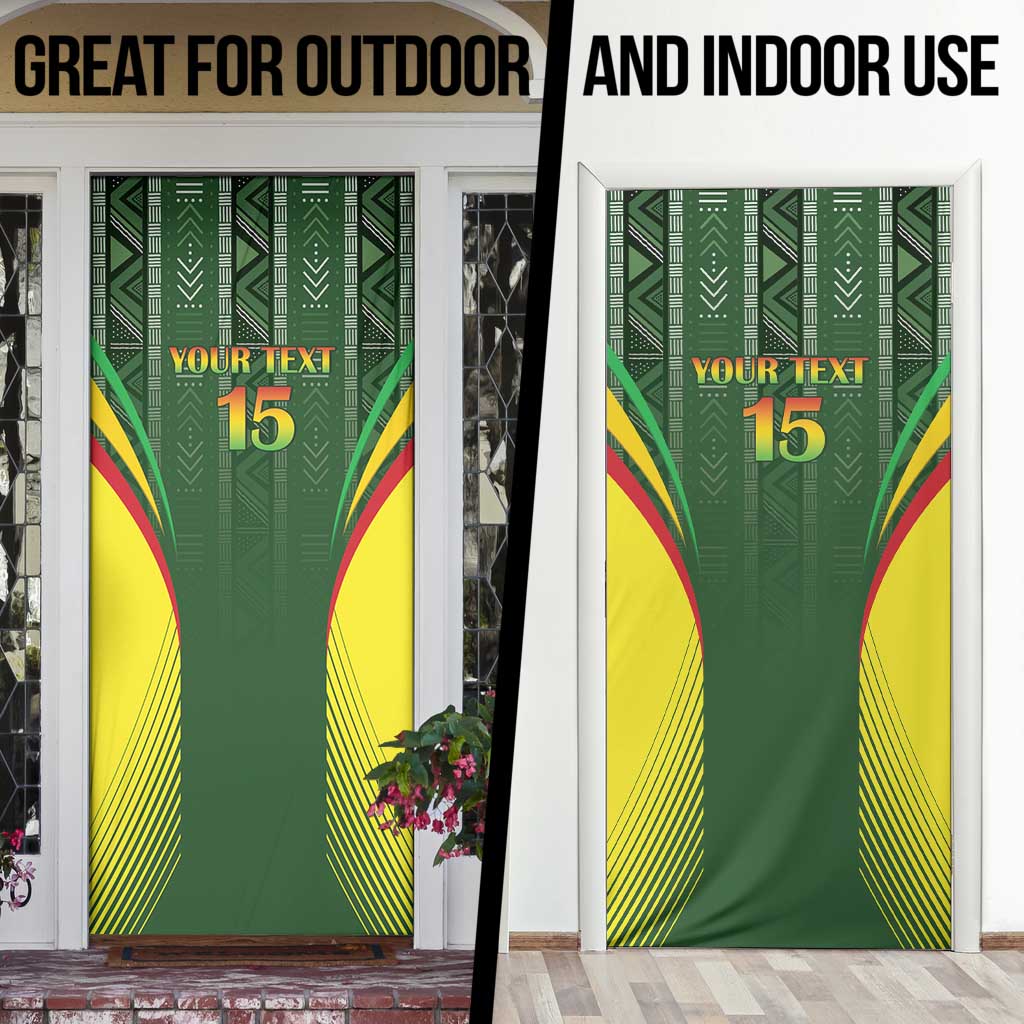 Custom Mali Football Door Cover Go Champions Les Aigles - Wonder Print Shop