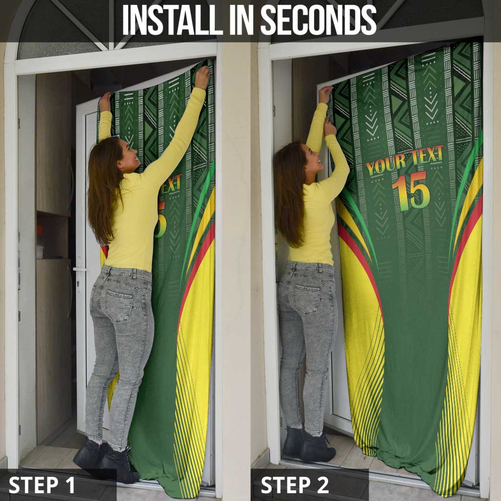 Custom Mali Football Door Cover Go Champions Les Aigles - Wonder Print Shop