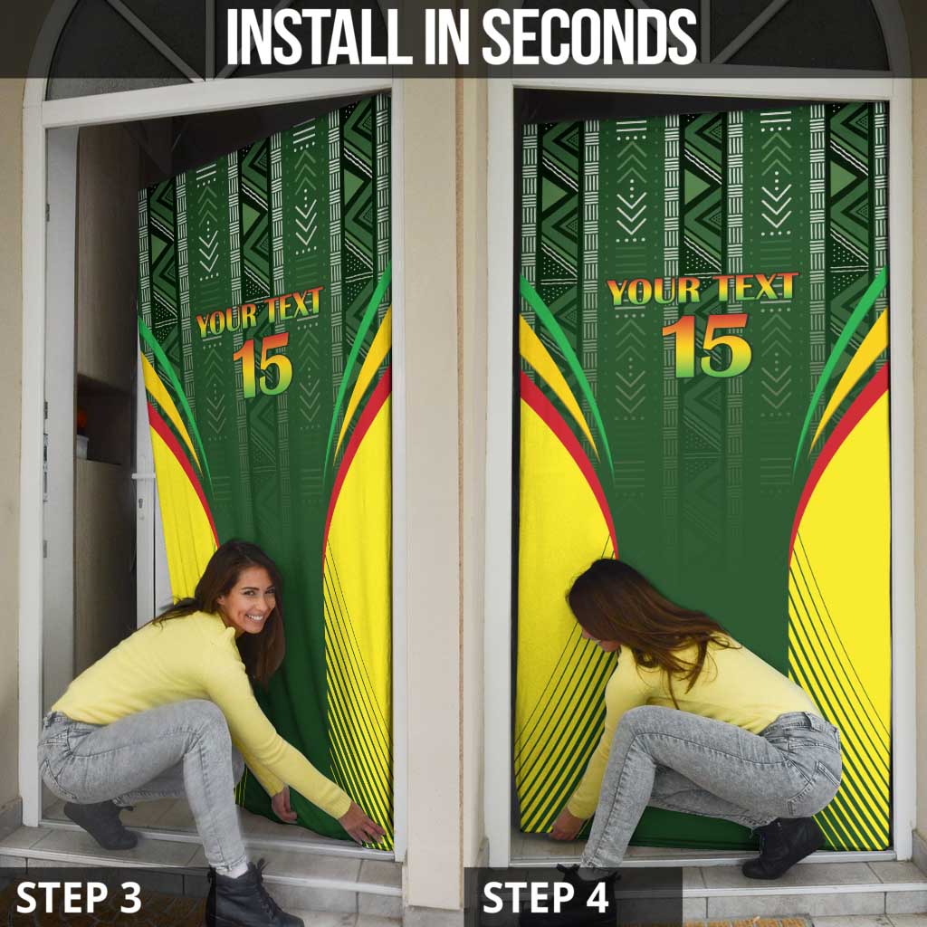 Custom Mali Football Door Cover Go Champions Les Aigles - Wonder Print Shop