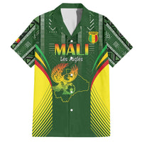 Custom Mali Football Family Matching Off The Shoulder Long Sleeve Dress and Hawaiian Shirt Go Champions Les Aigles - Wonder Print Shop