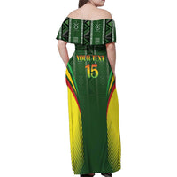 Custom Mali Football Family Matching Off Shoulder Maxi Dress and Hawaiian Shirt Go Champions Les Aigles - Wonder Print Shop
