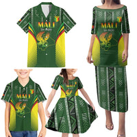 Custom Mali Football Family Matching Puletasi and Hawaiian Shirt Go Champions Les Aigles - Wonder Print Shop