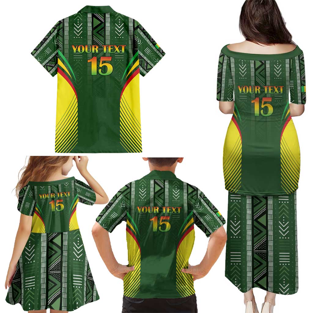 Custom Mali Football Family Matching Puletasi and Hawaiian Shirt Go Champions Les Aigles - Wonder Print Shop