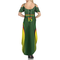 Custom Mali Football Family Matching Summer Maxi Dress and Hawaiian Shirt Go Champions Les Aigles - Wonder Print Shop
