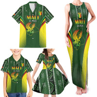 Custom Mali Football Family Matching Tank Maxi Dress and Hawaiian Shirt Go Champions Les Aigles - Wonder Print Shop