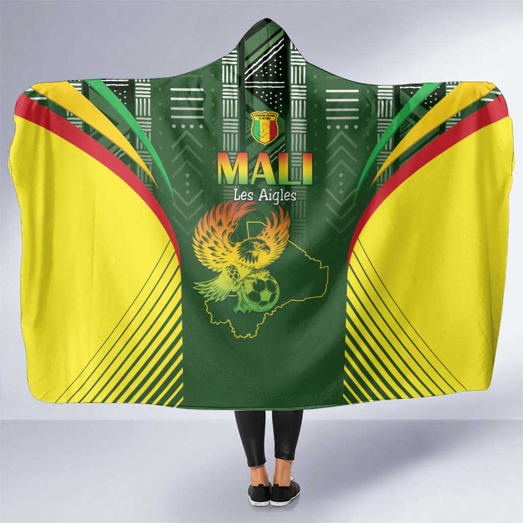 Mali Football Hooded Blanket Go Champions Les Aigles - Wonder Print Shop