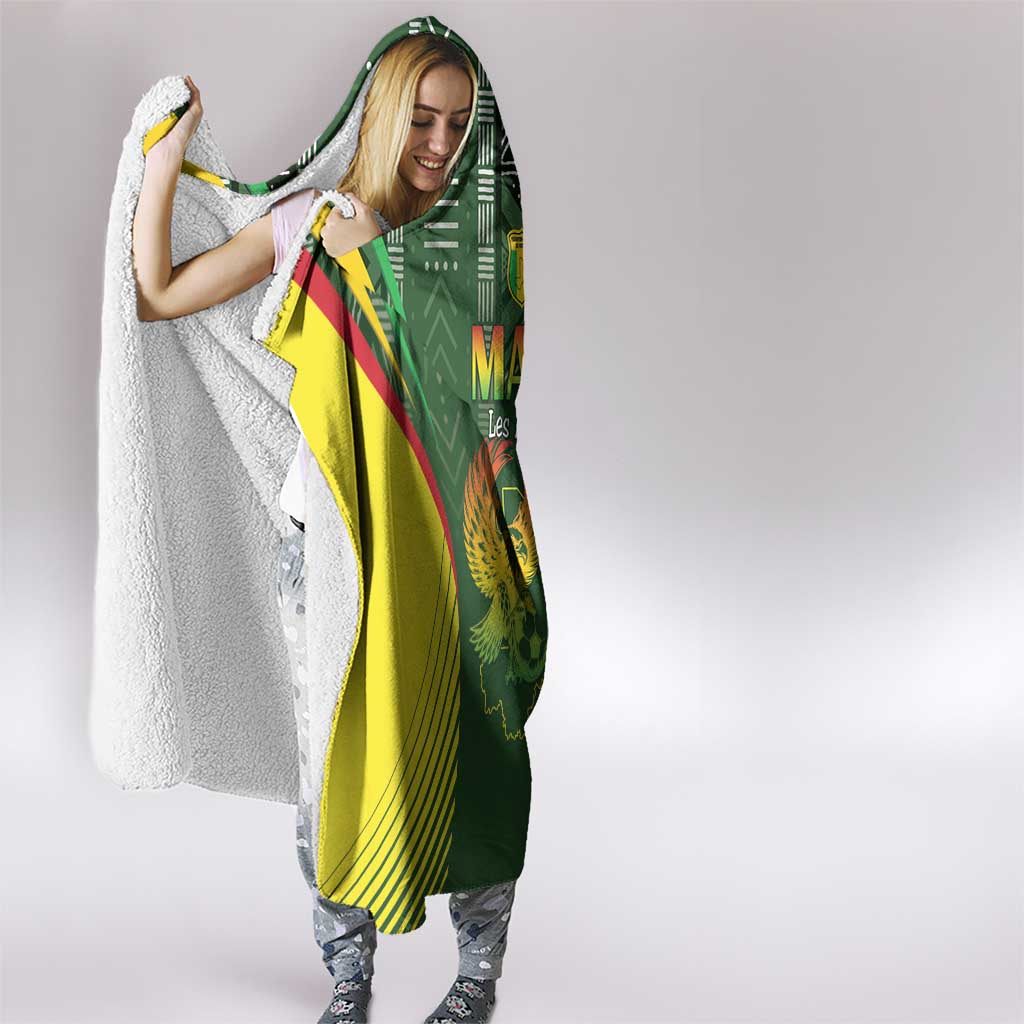 Mali Football Hooded Blanket Go Champions Les Aigles - Wonder Print Shop