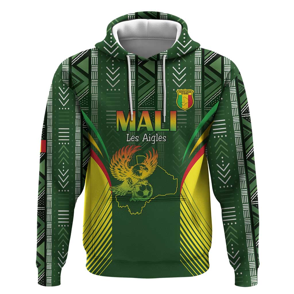 Custom Mali Football Hoodie Go Champions Les Aigles - Wonder Print Shop