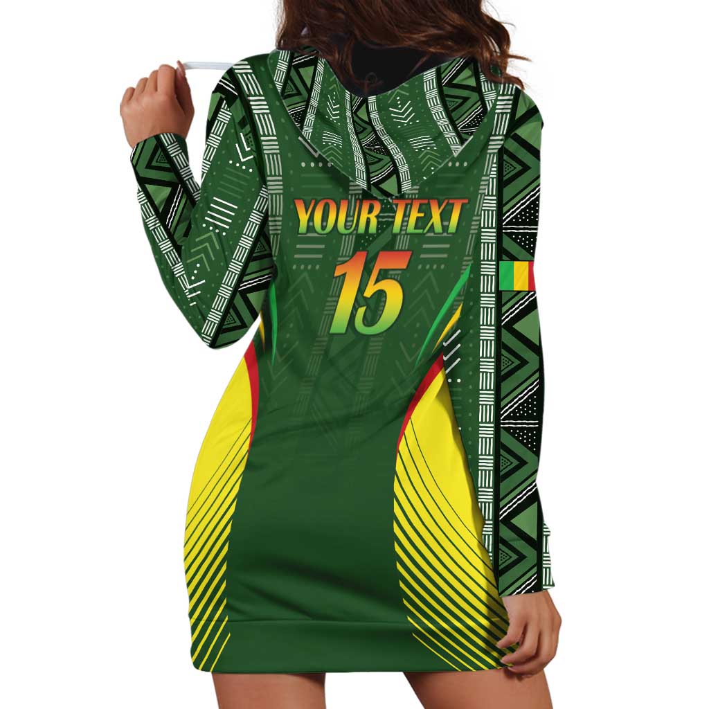 Custom Mali Football Hoodie Dress Go Champions Les Aigles - Wonder Print Shop