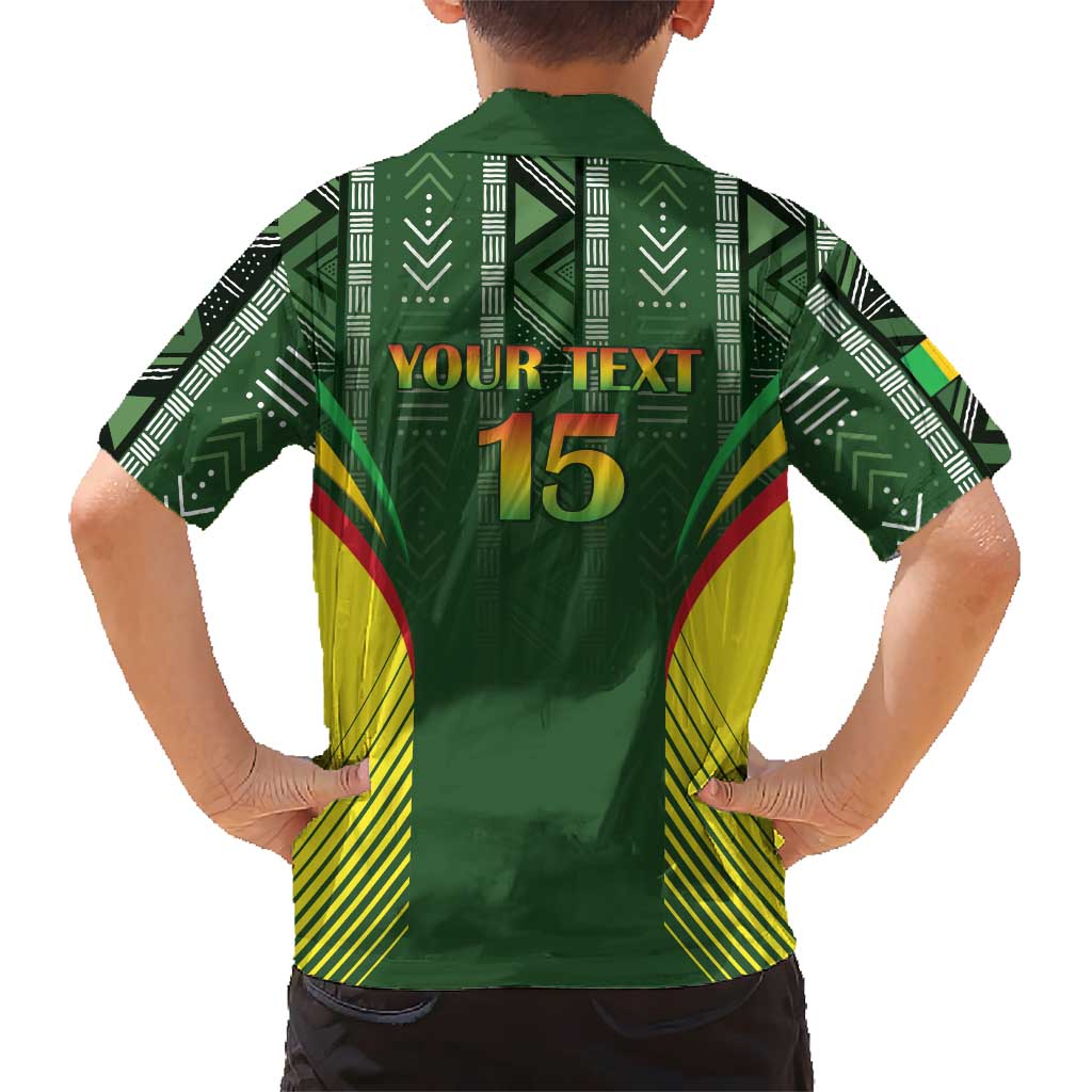 Custom Mali Football Kid Hawaiian Shirt Go Champions Les Aigles - Wonder Print Shop