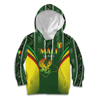 Custom Mali Football Kid Hoodie Go Champions Les Aigles - Wonder Print Shop