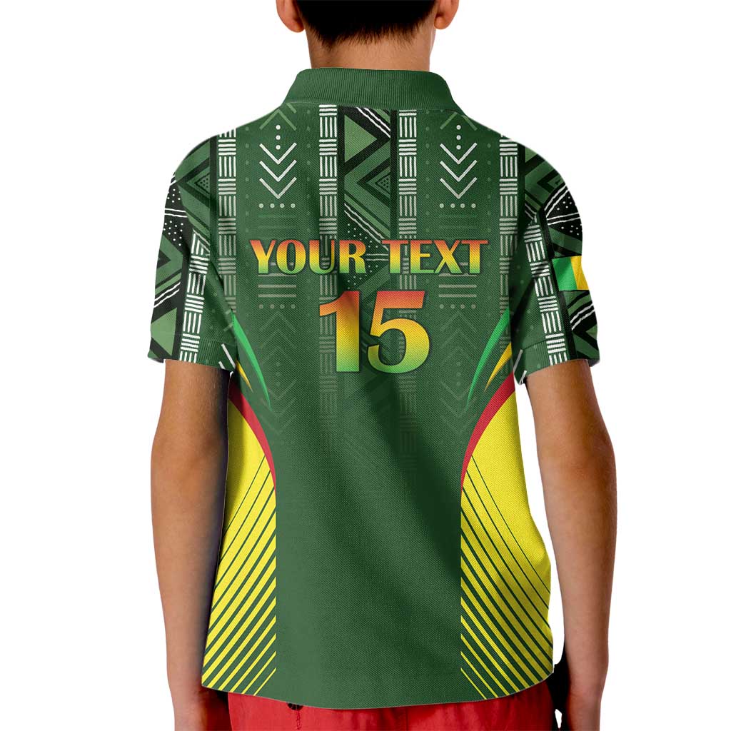 Custom Mali Football Kid Polo Shirt Go Champions Les Aigles - Wonder Print Shop
