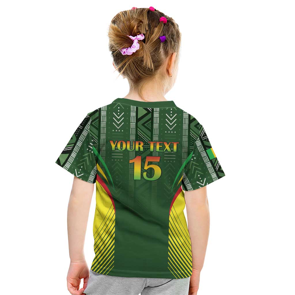 Custom Mali Football Kid T Shirt Go Champions Les Aigles - Wonder Print Shop