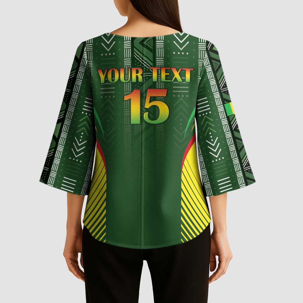 Custom Mali Football Kimono Sleeve Blouse Go Champions Les Aigles - Wonder Print Shop