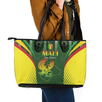 Mali Football Leather Tote Bag Go Champions Les Aigles - Wonder Print Shop