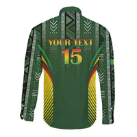 Custom Mali Football Long Sleeve Button Shirt Go Champions Les Aigles - Wonder Print Shop