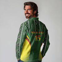 Custom Mali Football Long Sleeve Polo Shirt Go Champions Les Aigles - Wonder Print Shop