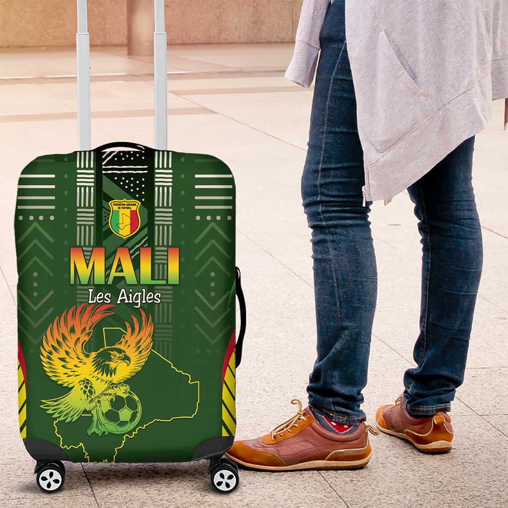 Mali Football Luggage Cover Go Champions Les Aigles - Wonder Print Shop