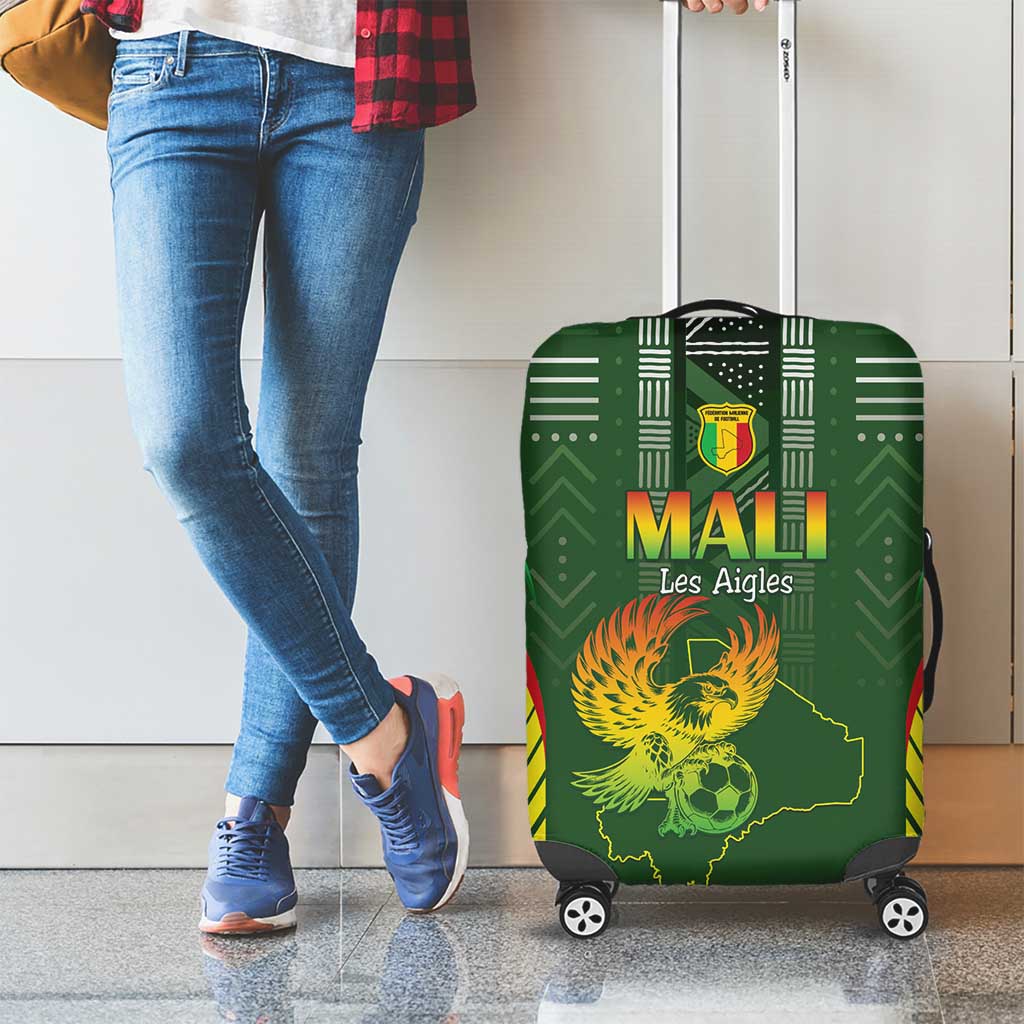 Mali Football Luggage Cover Go Champions Les Aigles - Wonder Print Shop