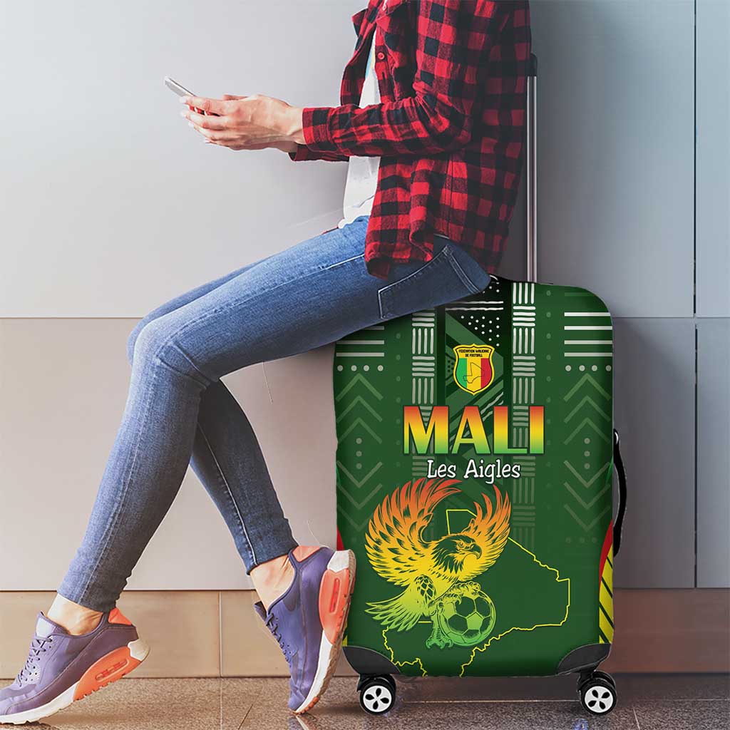 Mali Football Luggage Cover Go Champions Les Aigles - Wonder Print Shop
