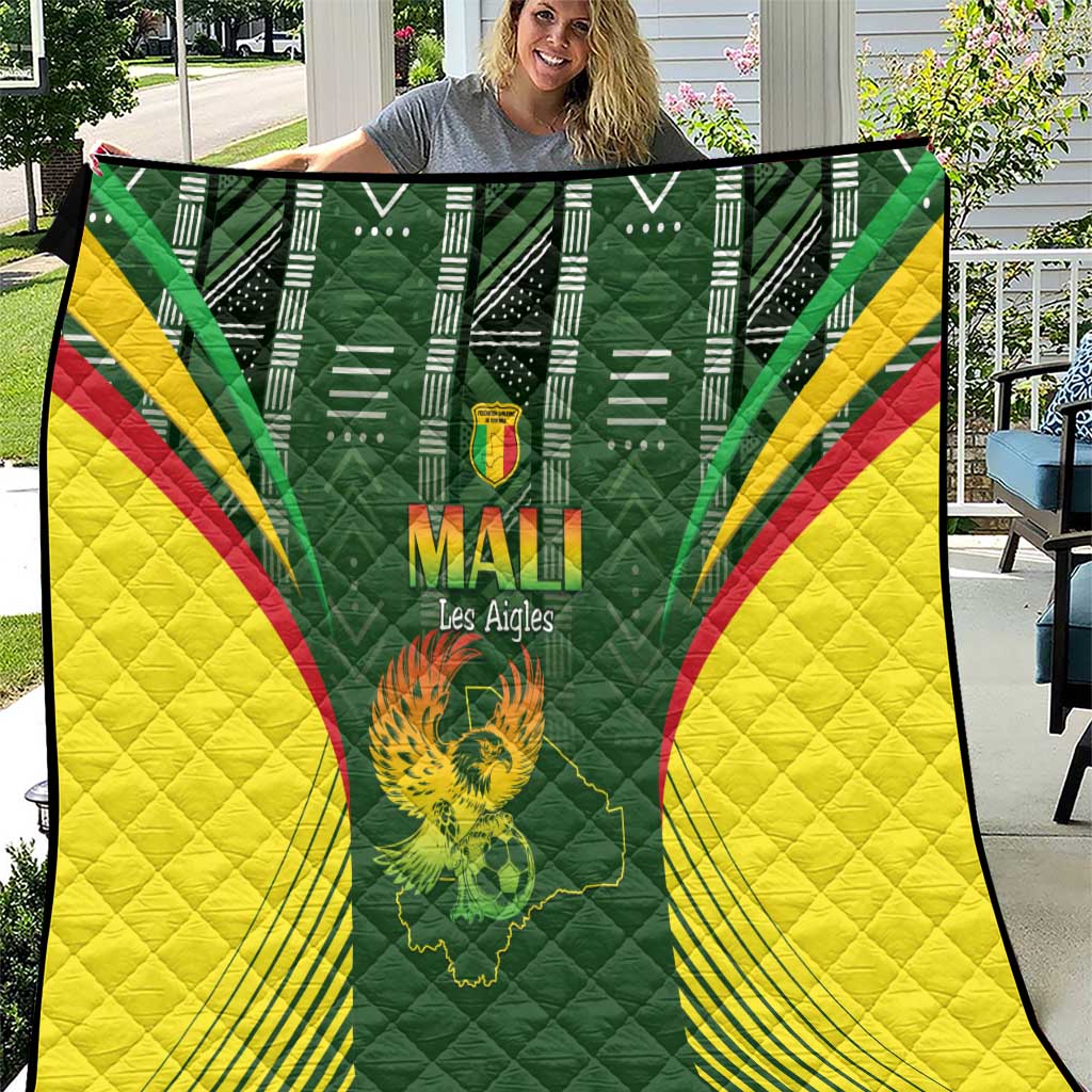 Mali Football Quilt Go Champions Les Aigles - Wonder Print Shop