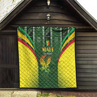 Mali Football Quilt Go Champions Les Aigles - Wonder Print Shop
