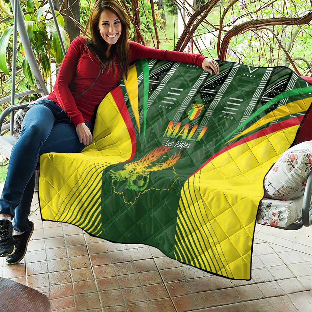 Mali Football Quilt Go Champions Les Aigles - Wonder Print Shop