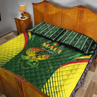 Mali Football Quilt Bed Set Go Champions Les Aigles - Wonder Print Shop