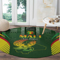Mali Football Round Carpet Go Champions Les Aigles - Wonder Print Shop
