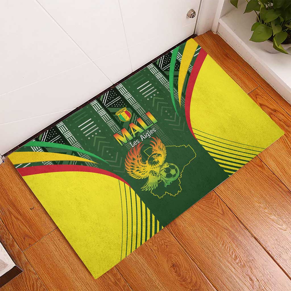 Mali Football Rubber Doormat Go Champions Les Aigles - Wonder Print Shop
