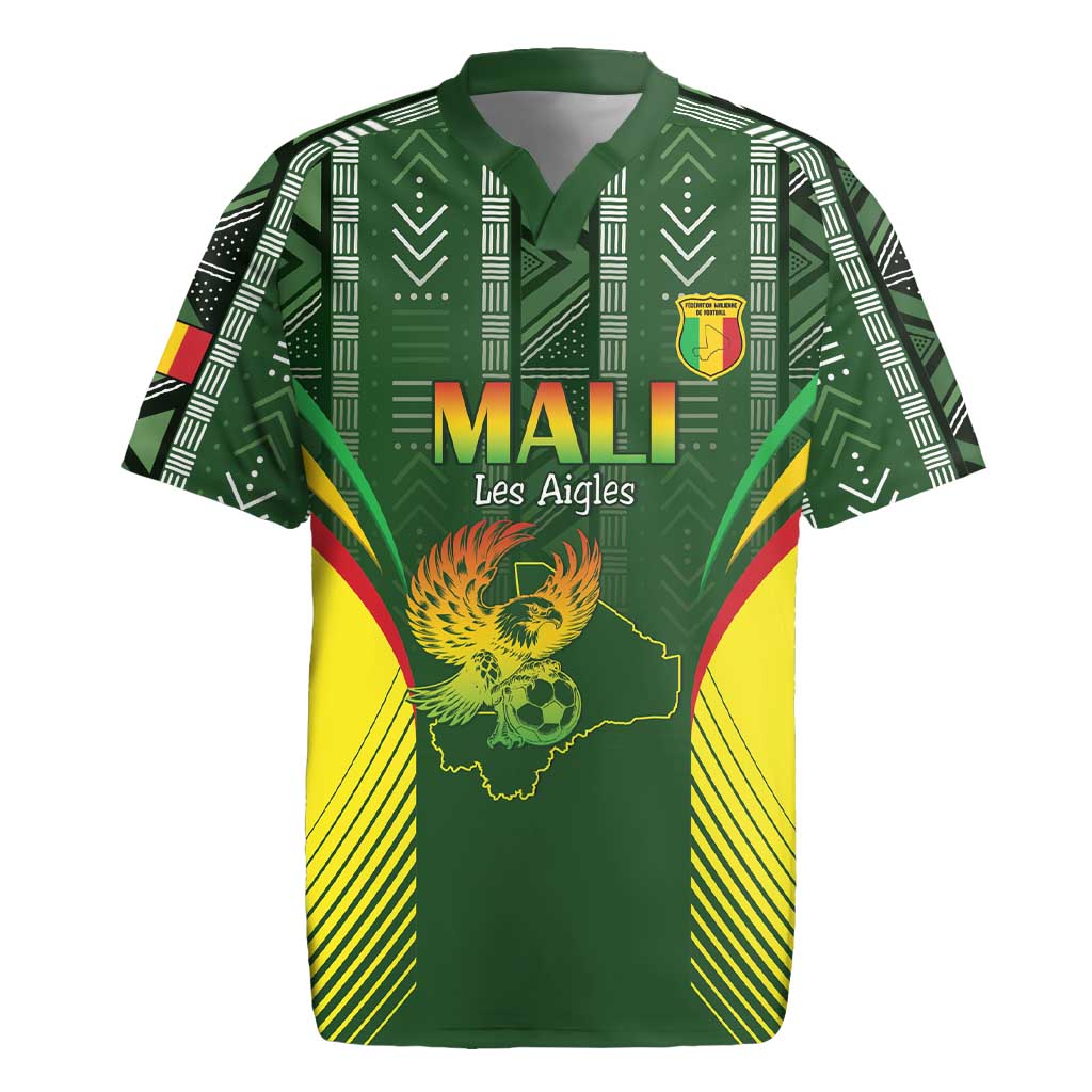 Custom Mali Football Rugby Jersey Go Champions Les Aigles - Wonder Print Shop