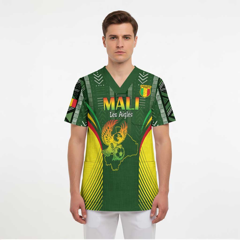 Custom Mali Football Scrub Top Go Champions Les Aigles - Wonder Print Shop