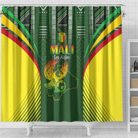 Mali Football Shower Curtain Go Champions Les Aigles - Wonder Print Shop