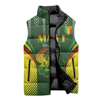 Custom Mali Football Sleeveless Puffer Jacket Go Champions Les Aigles - Wonder Print Shop