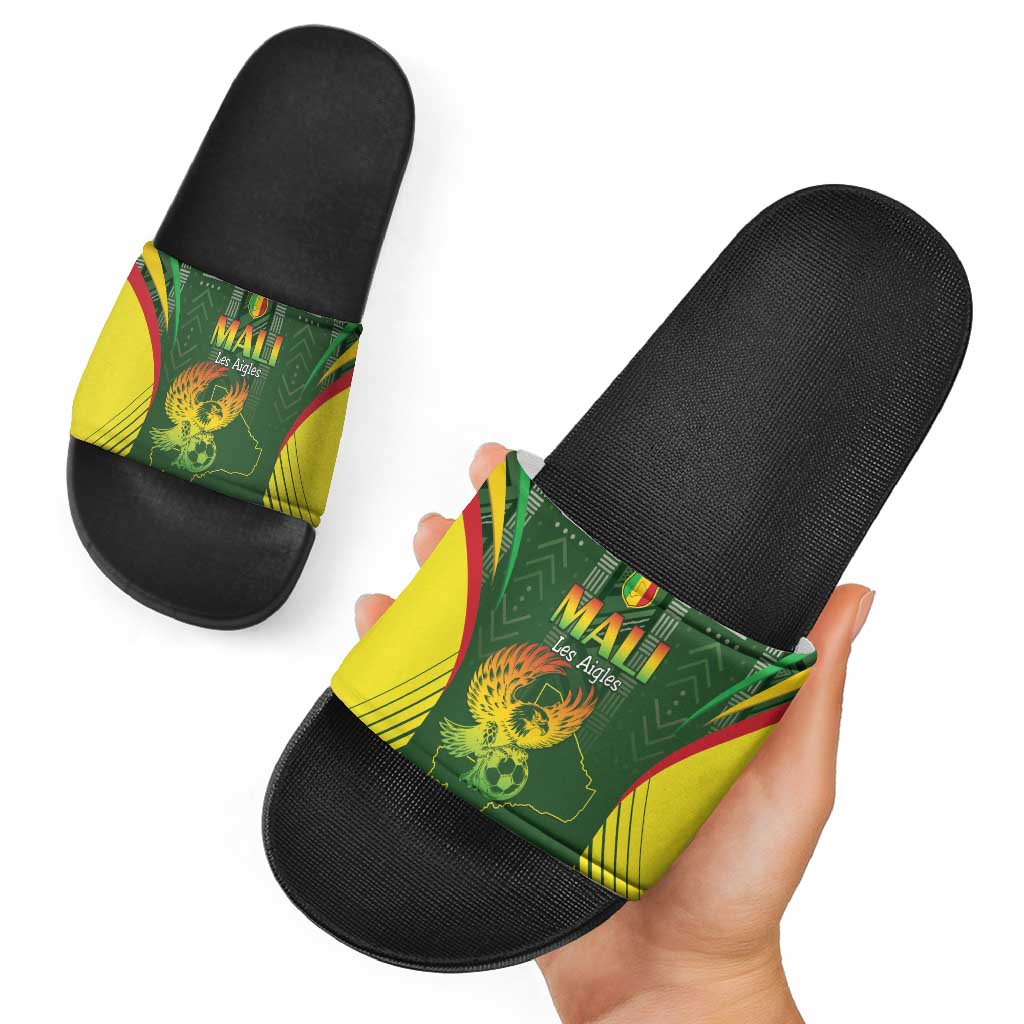 Mali Football Slide Sandals Go Champions Les Aigles - Wonder Print Shop