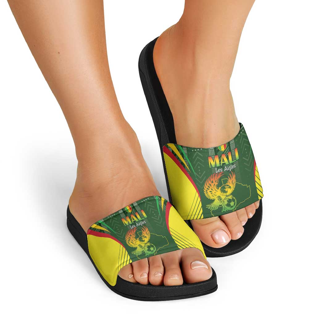 Mali Football Slide Sandals Go Champions Les Aigles - Wonder Print Shop