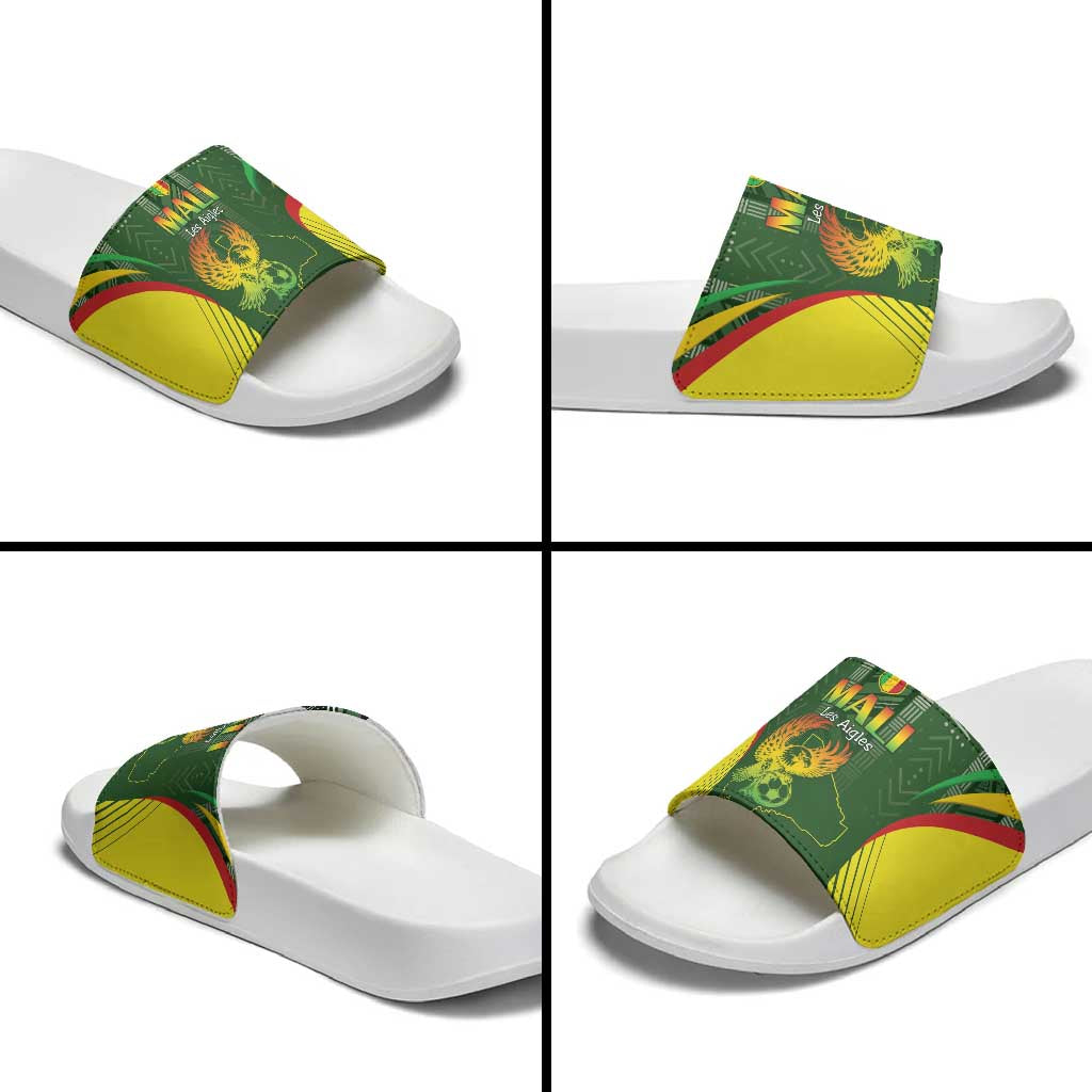 Mali Football Slide Sandals Go Champions Les Aigles - Wonder Print Shop