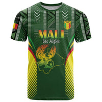 Custom Mali Football T Shirt Go Champions Les Aigles - Wonder Print Shop