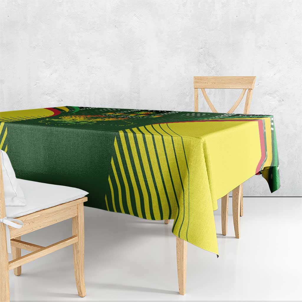 Mali Football Tablecloth Go Champions Les Aigles - Wonder Print Shop