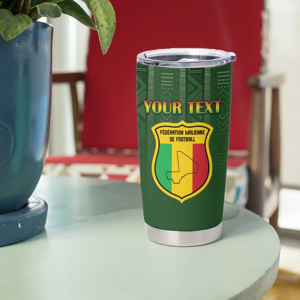Custom Mali Football Tumbler Cup Go Champions Les Aigles - Wonder Print Shop