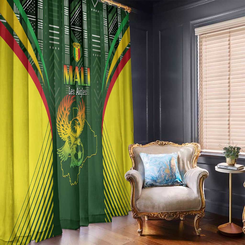 Mali Football Window Curtain Go Champions Les Aigles - Wonder Print Shop