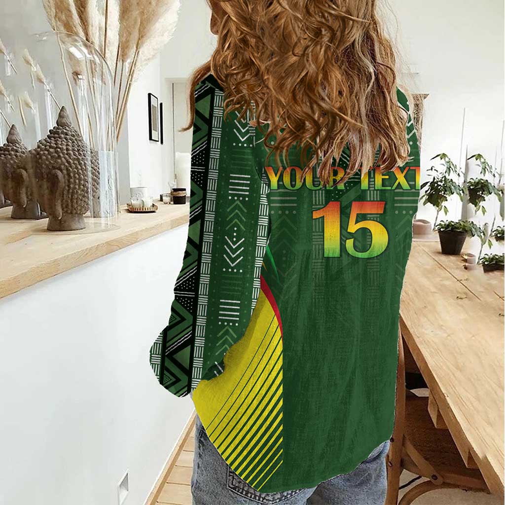 Custom Mali Football Women Casual Shirt Go Champions Les Aigles - Wonder Print Shop