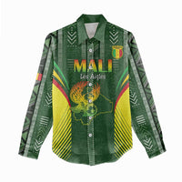 Custom Mali Football Women Casual Shirt Go Champions Les Aigles - Wonder Print Shop