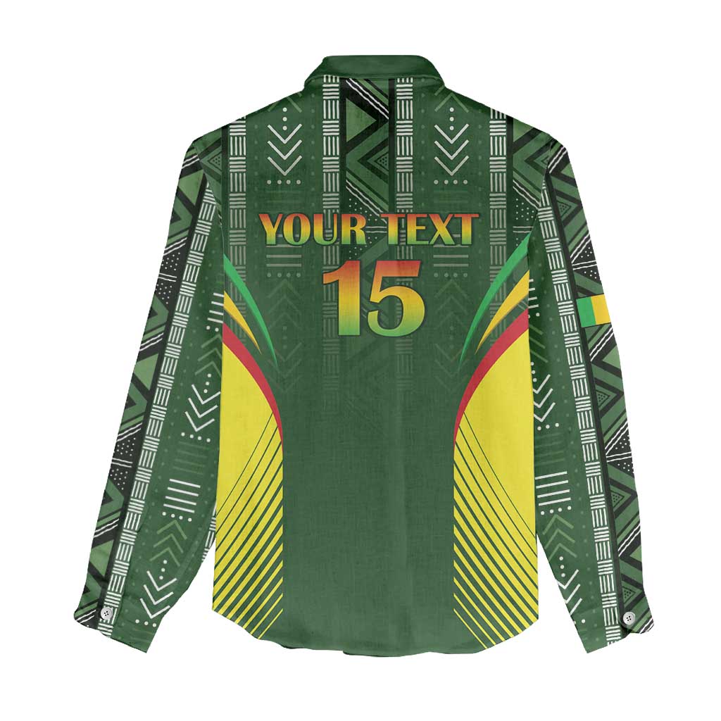 Custom Mali Football Women Casual Shirt Go Champions Les Aigles - Wonder Print Shop
