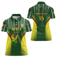 Custom Mali Football Women Polo Shirt Go Champions Les Aigles - Wonder Print Shop