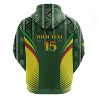 Custom Mali Football Zip Hoodie Go Champions Les Aigles - Wonder Print Shop