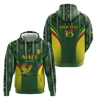 Custom Mali Football Zip Hoodie Go Champions Les Aigles - Wonder Print Shop