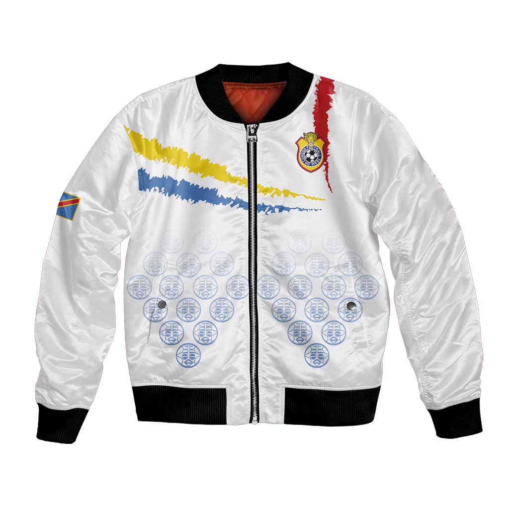 Custom DR Congo Football Bomber Jacket Road To Champions - Wonder Print Shop
