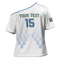 Custom DR Congo Football Cross Shoulder Shirt Road To Champions - Wonder Print Shop